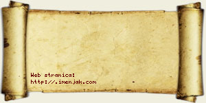 Jasna Perović vizit kartica